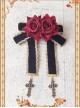 The Heavenly Kingdom's Bell Series Classic Lolita Rose Brooch