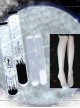 Moon Graveyard Series Gothic Lolita Silk Stockings