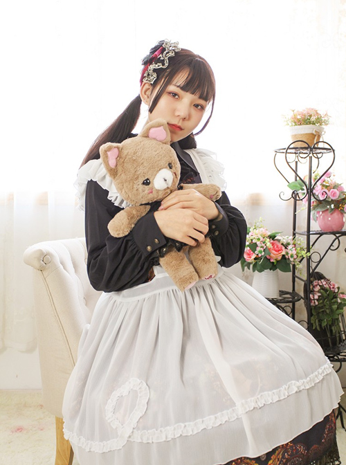 Sweet Lolita Cute Bear Doll Inclined Shoulder Bag And Bear's Dress Set