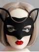 Fox Net-yarn Half Face Mask Halloween Christmas Mask Masquerade