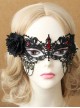 Black Lace Masquerade Half Face Mask Retro Gothic Mask