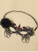 Black Lace Masquerade Half Face Mask Retro Gothic Mask