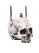 Halloween Gray Skull Chain Shoulder Bag