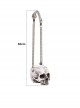 Halloween Gray Skull Chain Shoulder Bag