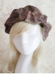 Magic Dictionary Series Plaids Printing Classic Lolita Hat