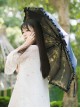 Starry Sky Gilding Classic Lolita Fold Vinyl Umbrella Clear Rain Dual-purpose