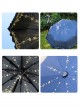 Starry Sky Gilding Classic Lolita Fold Vinyl Umbrella Clear Rain Dual-purpose