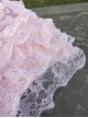 Lace Embroidered Flower Sequins Fold Ultraviolet-proof Lolita Princess Umbrella