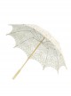 Sweet Hollow Out White Lace Princess Lolita Decorative Umbrella