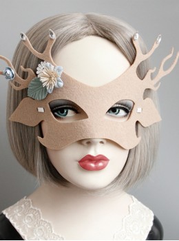 Elk Dancing Party Christmas Lolita Mask