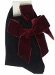 Retro Velvet Big Bowknot Lolita Short Socks