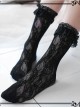 Elegant Lace Classic Lolita Medium Stockings