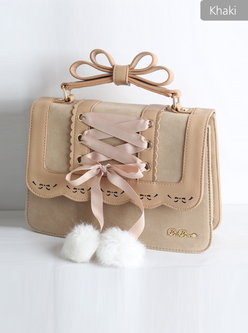 Christmas Lace-up Classic Lolita Bag