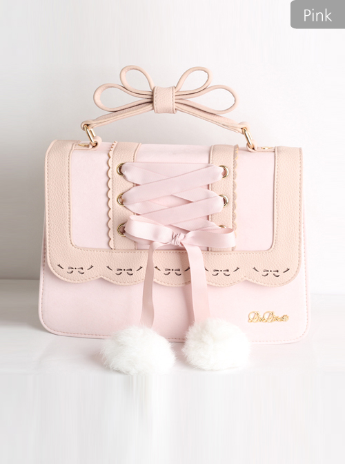 Christmas Lace-up Classic Lolita Bag