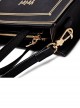 Cool Cat Gilding Printing Gothic Lolita Black Shoulder Bag