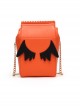 Demon Pattern Gothic Lolita Halloween Orange Chain Shoulder Bag