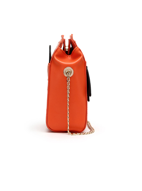 Demon Pattern Gothic Lolita Halloween Orange Chain Shoulder Bag