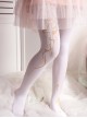 Retro Gilding Gothic Lolita Crucifix Pantyhose