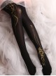 Retro Gilding Gothic Lolita Crucifix Pantyhose