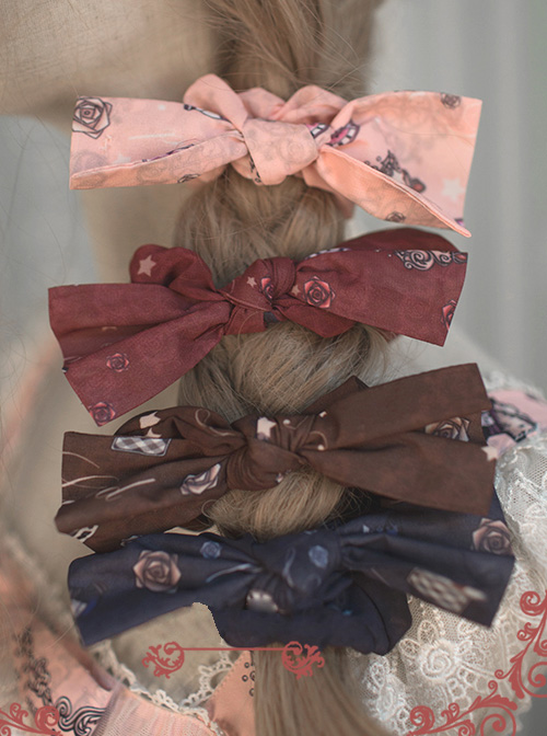 Alice's Dreamland Series Classic Lolita Printing Hair Rings