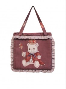 Coronation Bear Series Printing Classic Lolita Shoulder Bag