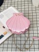 Cute Laser Seashell-shape Lolita Pearl Chain Shoulder Bag