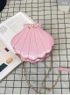 Cute Laser Seashell-shape Lolita Pearl Chain Shoulder Bag