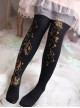 Bronzing Magic Book Lolita Black Or White Pantyhose