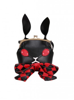 Dark Style Gothic Poker Bunny Bowknot Lolita Shoulder Bag