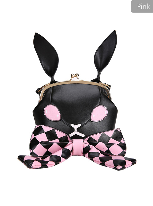 Dark Style Gothic Poker Bunny Bowknot Lolita Shoulder Bag