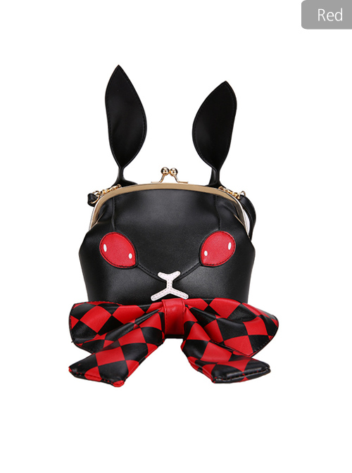 Dark Style Gothic Poker Bunny Bowknot Lolita Shoulder Bag