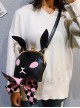 Dark Style Gothic Poker Bunny Bowknot Lolita Shoulder Bag