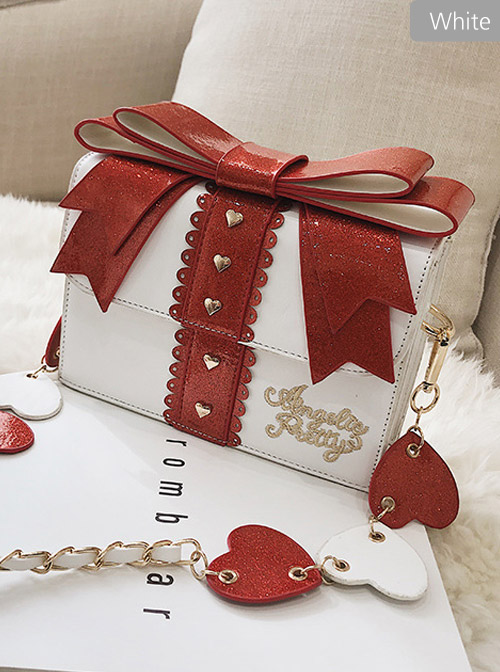 Sequin Bowknot Exquisite Gift Box Sweet Lolita Shoulder Bag