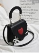 Gift Box Bowknot Love Heart Wavy Lace Sweet Lolita Shoulder Bag