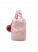 Plush Cherry Pendant Sweet Lolita Shoulder Bag