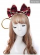 Alice's Christmas Series KC Printing Classic Lolita Bowknot Head Hoop