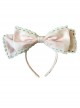 Aristocratic Cat Printing KC Bowknot Classic Lolita Head Hoop