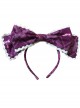 Aristocratic Cat Printing KC Bowknot Classic Lolita Head Hoop