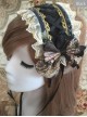 Ancient Castle Elf Printing Lace Bowknot Classic Lolita Hair Band