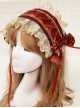 Time Machine Heart Series Printing Retro Classic Lolita Hair Band