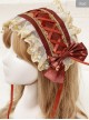 Time Machine Heart Series Printing Retro Classic Lolita Hair Band