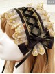 Time Machine Heart Series Printing Retro Classic Lolita Hair Band