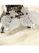 Baroque Palace Queen Elegant White Pearl White Lace Earrings