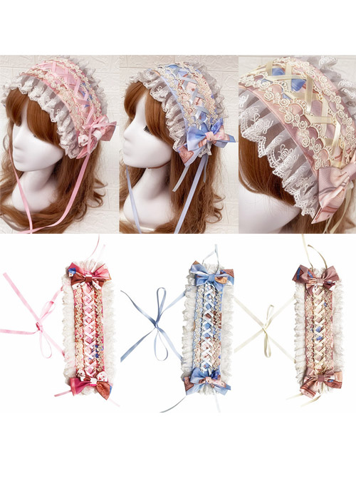 Milk Sweetheart Series Printing Sweet Lolita Hairband