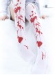 Halloween Bloodstain Printing Gothic Lolita Stocking