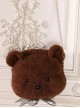 Fairy Tale Dessert Chefs Series Cute Bears Short Plush Sweet Lolita Chain Bag