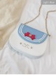 Multiple Colors Cute Bowknot Saddle Bag School Lolita Shoulder Bag