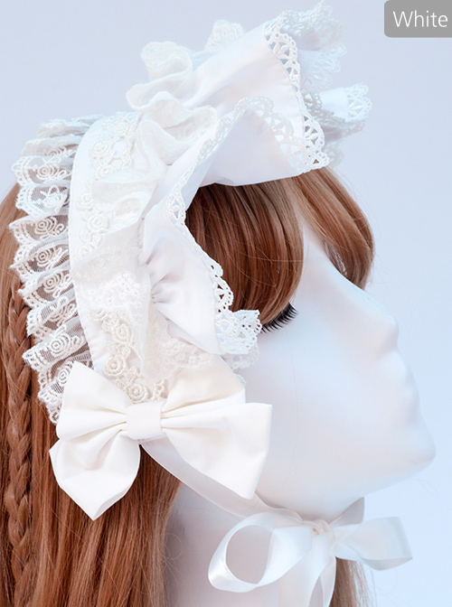 Afternoon Time Series Concise Pure Color Classic Lolita Hairband