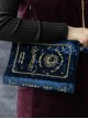 Stars And Moon Series Books Shape Classic Lolita Suede Blue Or Red Aslant Bag