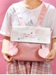 Pink And White Cute Cupid Printing Sweet Lolita Backpack